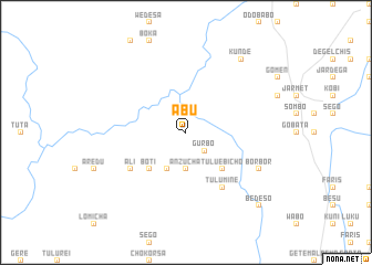 map of Ābu