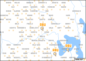map of Ābu