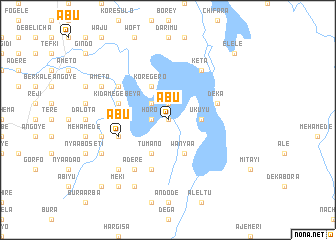 map of Ābu