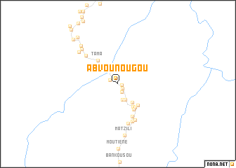 map of Abvounougou