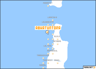 map of Abwatuntora