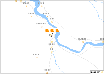 map of Abwong