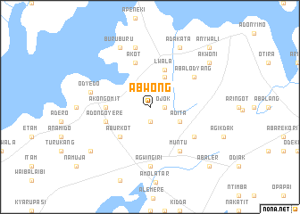 map of Abwong