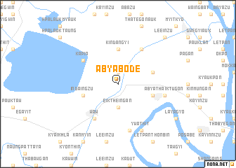 map of Abya Bode