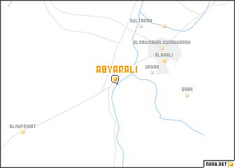 map of Abyār ‘Alī