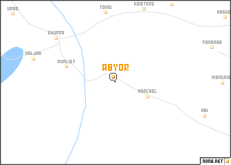 map of Abyor