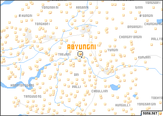 map of Abyung-ni