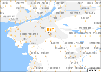 map of Åby