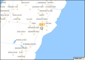 map of Åby