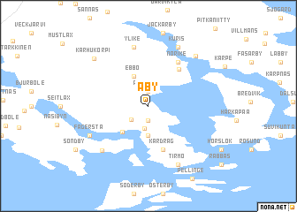 map of Åby