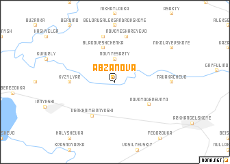 map of Abzanova