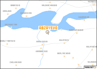 map of Abzayevo