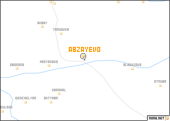 map of Abzayevo