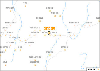 map of Acaasi