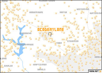 map of Academy Lane