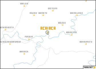 map of Acaiaca