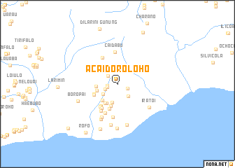 map of Acaidoroloho