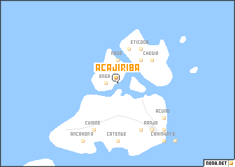 map of Acajiriba