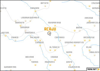 map of Acaju