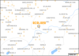 map of Acalapa