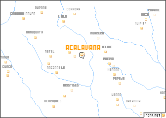 map of Acalavana