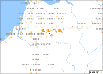 map of Acalayong