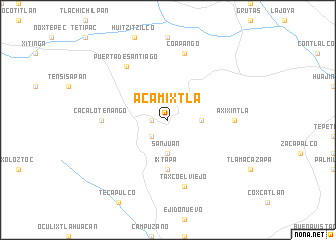 map of Acamixtla