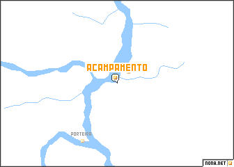 map of Acampamento