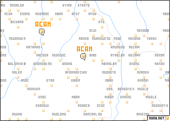 map of Acam