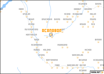map of Acanabor