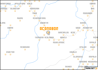 map of Acanabor