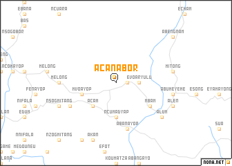 map of Acanabor