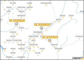 map of Acanabor