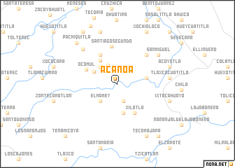 map of Acanoa