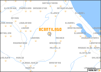 map of Acantilado