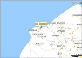 map of Acaoba