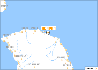 map of Acapan