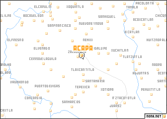 map of Acapa