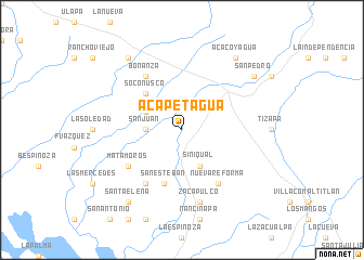 map of Acapetagua