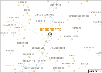 map of Acaponeta