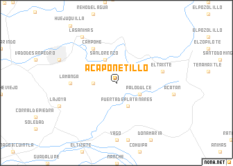 map of Acaponetillo