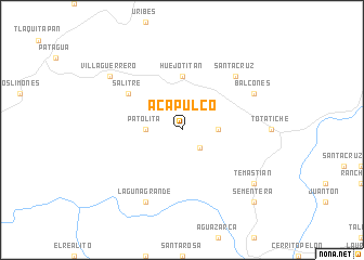 map of Acapulco