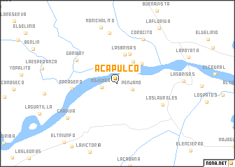 map of Acapulco