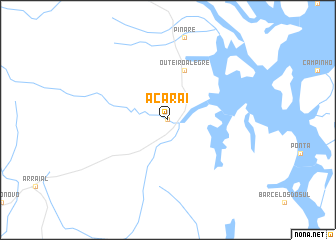 map of Acaraí