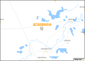 map of Acará-Mirim