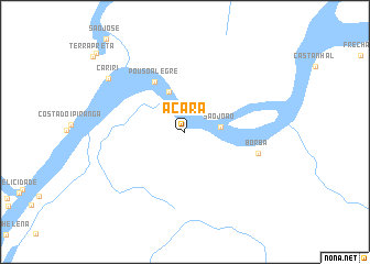 map of Acará
