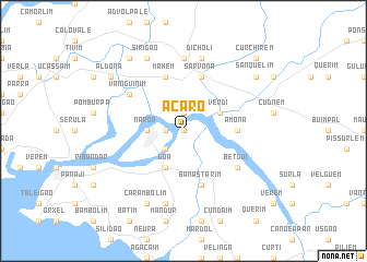 map of Acaro