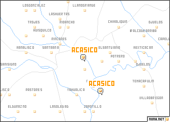 map of Acasico