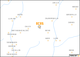 map of Acas