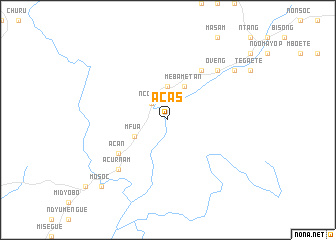 map of Acas